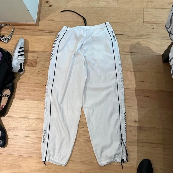 Women's White Joggers - Picture 8 of 8